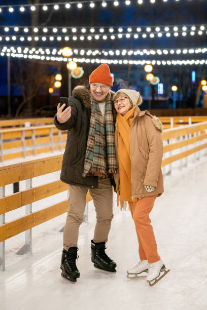 istock Selfie portrait on the rink 1297603963