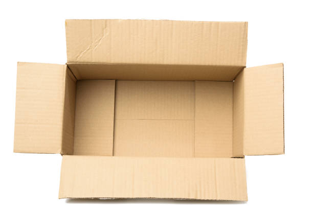 istock open empty cardboard rectangular box made of corrugated brown paper isolated on a white background 1297605744