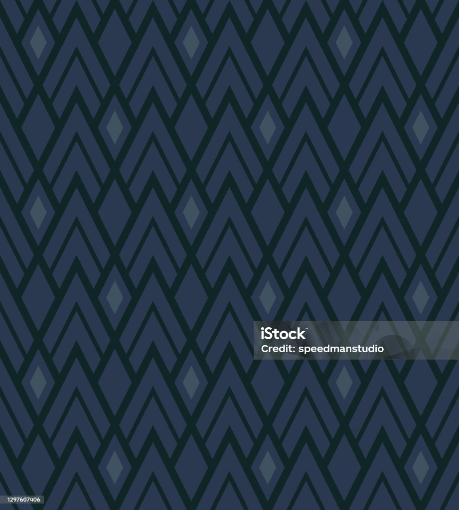 Seamless Geometric Pattern Diamond Shape Background And Triangle Stock ...