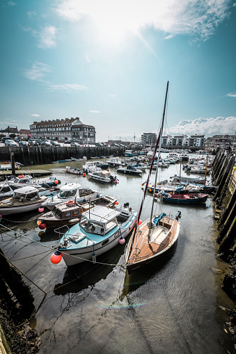 The port of La Flotte on the Atlantic Ocean coast of Île de Ré in France