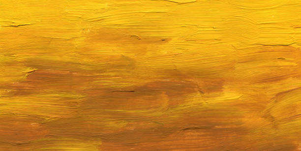 istock the background is painted in yellow m light brown, the texture is brushstroke, 1297617668