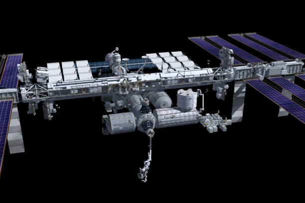 istock Detailed International Space Station 1297630196