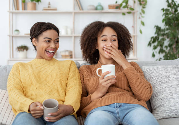 istock Fun together, hot drink, good mood and great company 1297634672