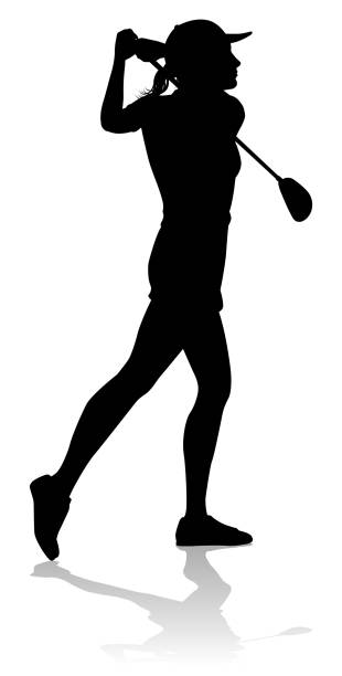 istock Golfer Golf Sports Person Silhouette 1297635990