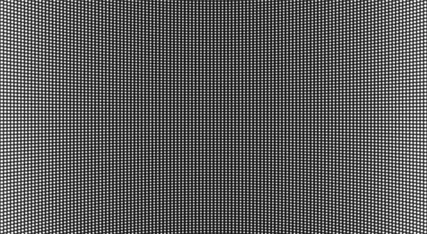 Vector illustration of Led screen texture. TV pixeled background. Vector illustration.