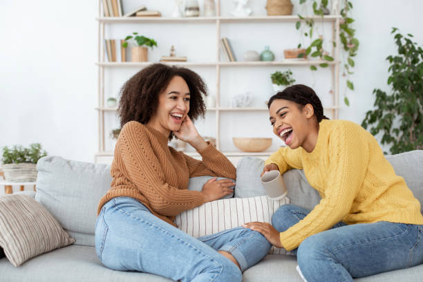 istock Fun, great mood together and speaks with friend 1297636830