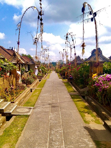 Penglipuran is one of the traditional villages in Bali, Indonesia. This traditional village has been opened as a tourist spot because this village is unique and very clean.