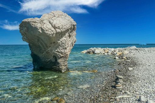 The anvil rock of Roseto Capo Spulico