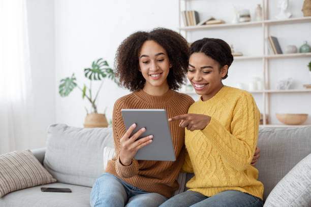istock Communication, online chat and video call to family during self isolation 1297644194