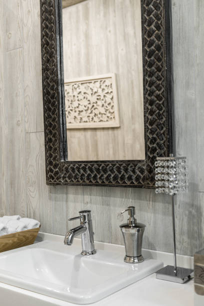 istock interior of the shower room 1297652210