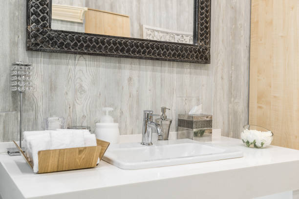 istock interior of the shower room 1297652235