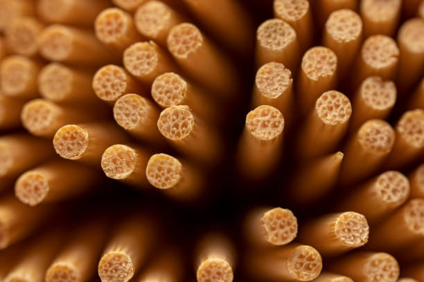 istock Close up of bamboo toothpicks 1297660351
