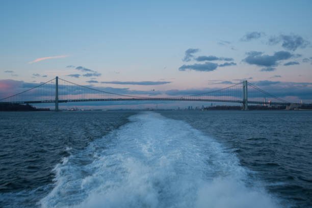 istock Verrazano Narrows Bridge at sunset 1297664259