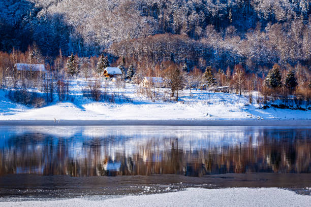 istock Poiana Marului lake, Romania 1297666803