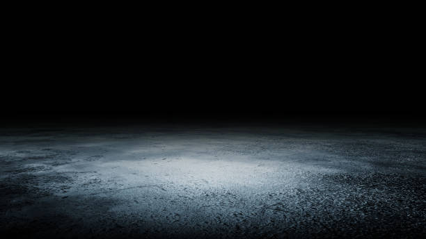 Realistic asphalt. Empty dark scene. Concrete floor. Asphalt in black background. Isolated Realistic asphalt. Empty dark scene. Concrete floor. Asphalt in black background. Dark isolated dark street stock pictures, royalty-free photos & images