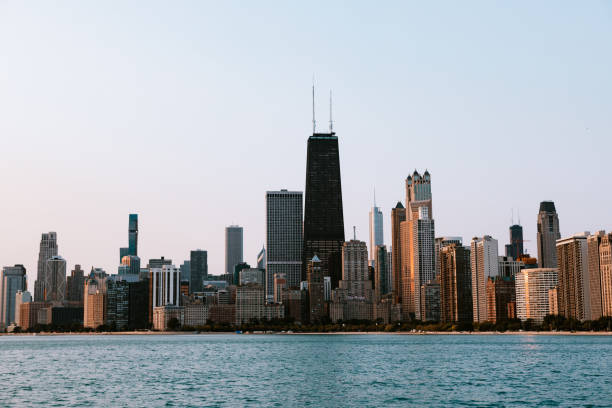 istock Morning Cityscape of Chicago Waterfront 1297676929