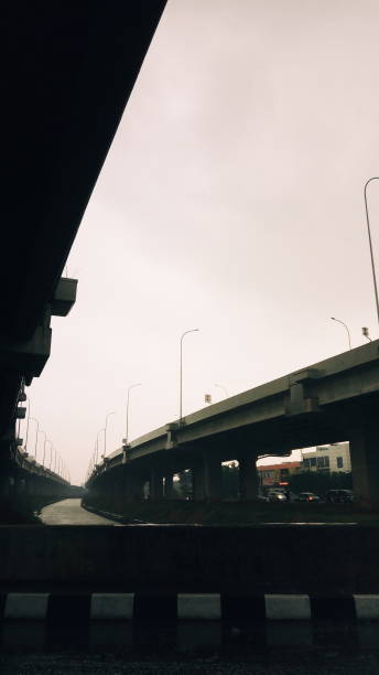 istock Line of Kalimalang River 1297677001