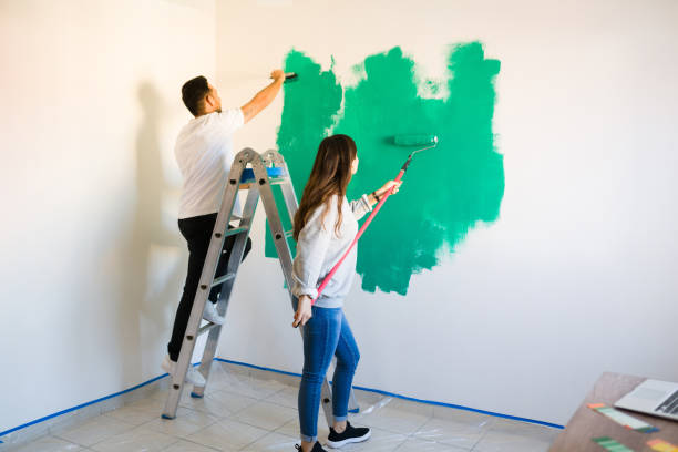 istock Beautiful couple doing a home renovation and redecoration 1297682460