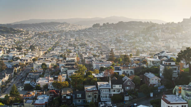 istock Hazy Morning in San Francisco - Aerial 1297685521