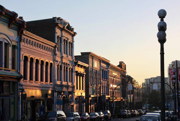 istock Old City Buildings In Victoria Canada 1297687787