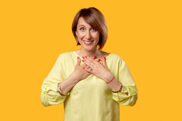 istock grateful woman special offer surprise greeting 1297688748