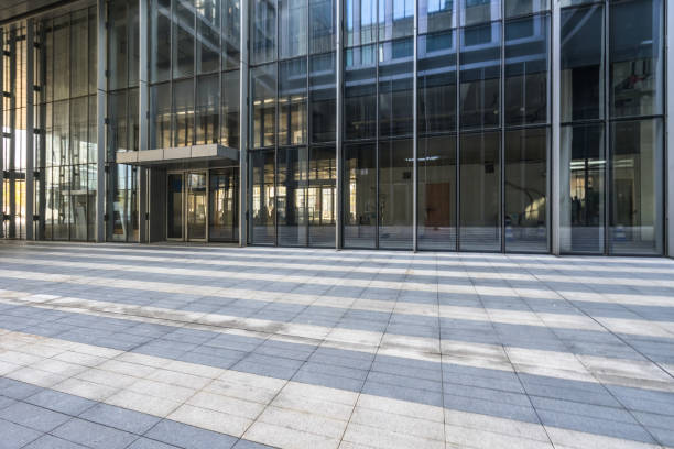 istock modern office building outdoors in the downtown 1297696181