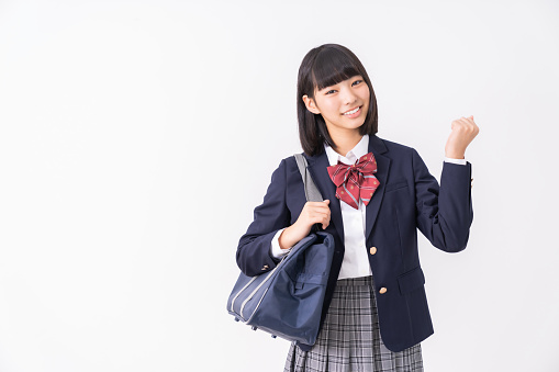 Study Uniform Girl Who Study School Uniform Stock Photo - Download Image Now ...