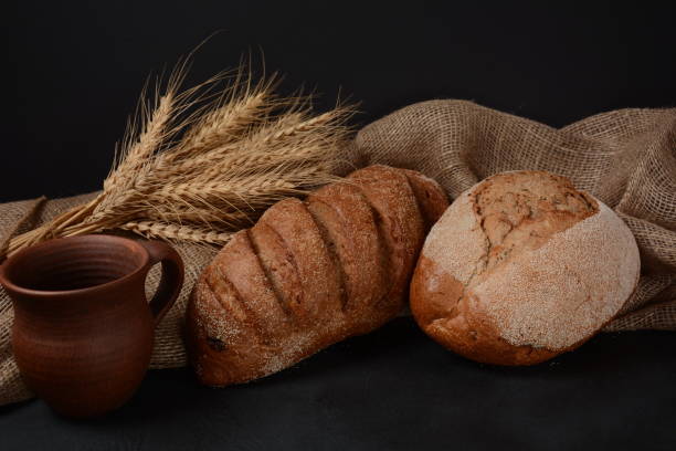 istock Composition with variety of bread 1297732822