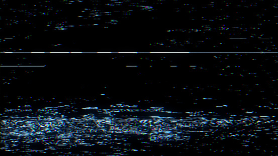 TV noise and glitches. Lost signal.