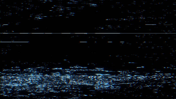 TV noise and glitches. Lost signal TV noise and glitches. Lost signal. distorted image photos stock pictures, royalty-free photos & images