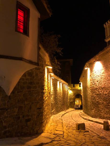 istock Street in Plovdiv's old town 1297746521