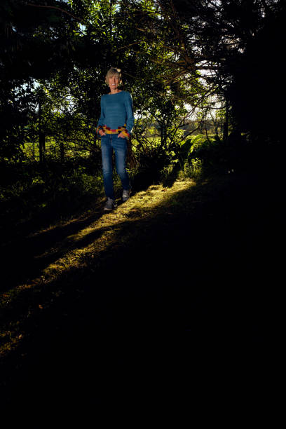istock Walk in the forest, feel the silence 1297747905