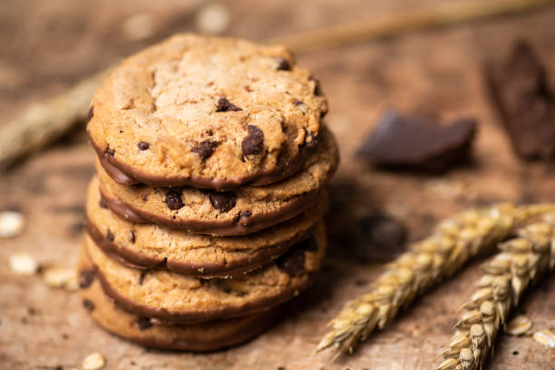 istock Homemade chocolate chip cookies table 1297751067