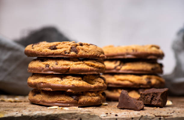 istock Homemade chocolate chip cookies table 1297751199