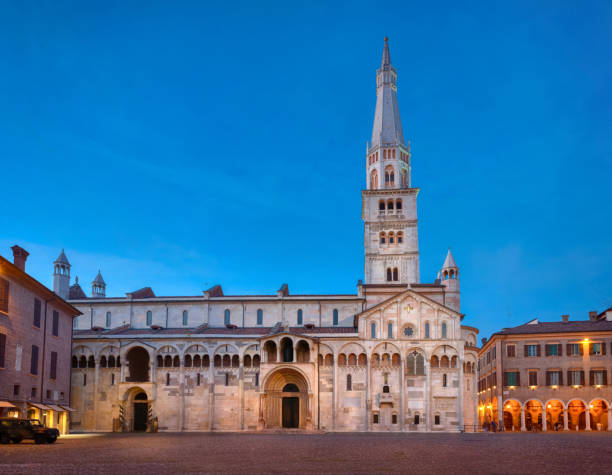 istock Cathedral with Ghirlandina tower in Modena, Italy 1297756441