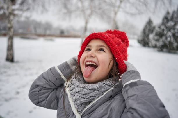 istock First day of snow and she having so much fun 1297760664