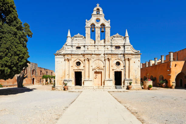 istock The Arkadi Monastery in Crete, Greece 1297761466