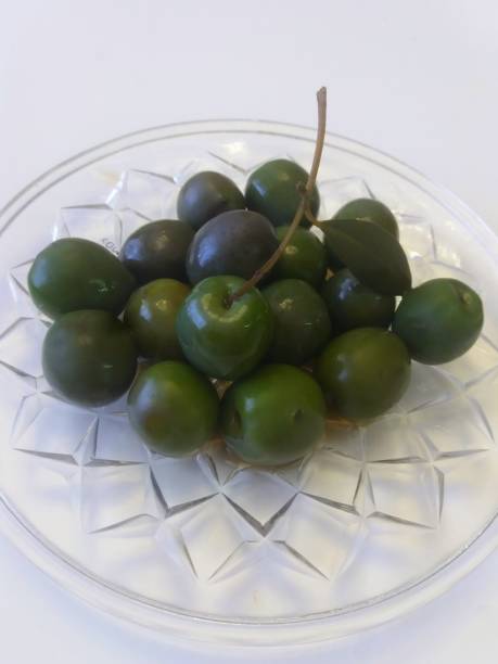 istock green olives on a plate 1297767906