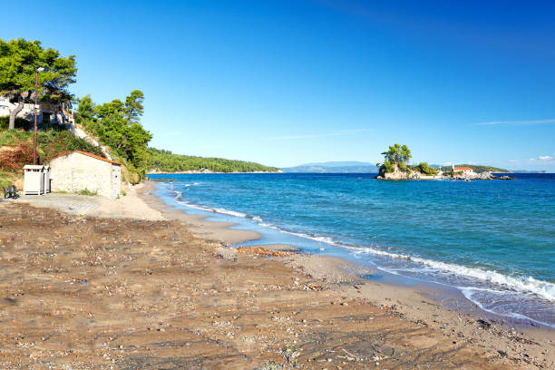 istock The beach Ellinika (Agios Nikolaos) in Evia island, Greece 1297774620