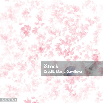 istock Abstract pink tone background. Abstract background with pink flower leaves. 1297777124
