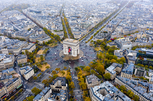 View on Eiffel Tower, Paris, France