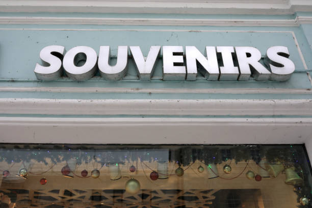 istock View of souvenirs signboard 1297792888