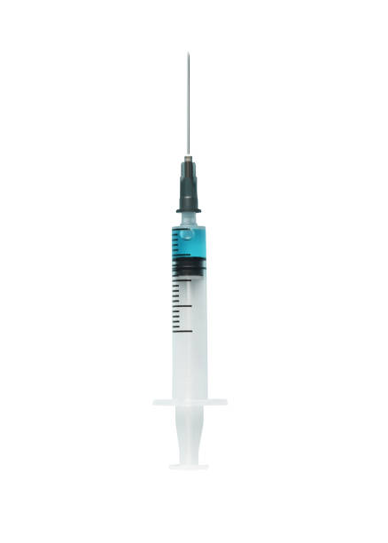 istock A medical syringe vaccine on the white background (Clipping Path) 1297798079