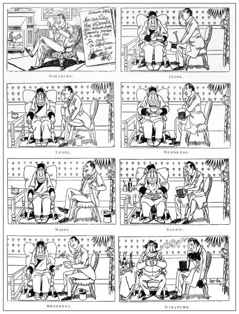 Antique illustration: Cartoon