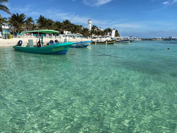 istock Mexico - Puerto Morelos beach 1297804202