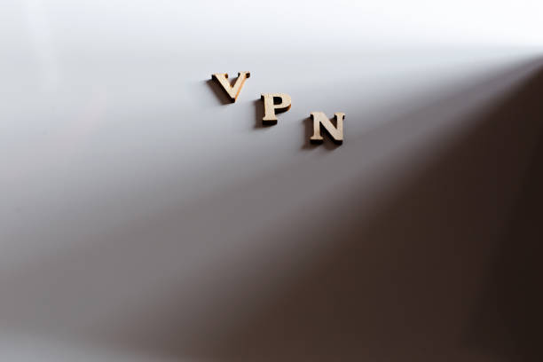 istock Wooden letters spelling VPN 1297805975