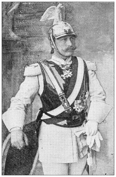 istock Antique black and white photograph: Wilhelm II, German Emperor 1297810757