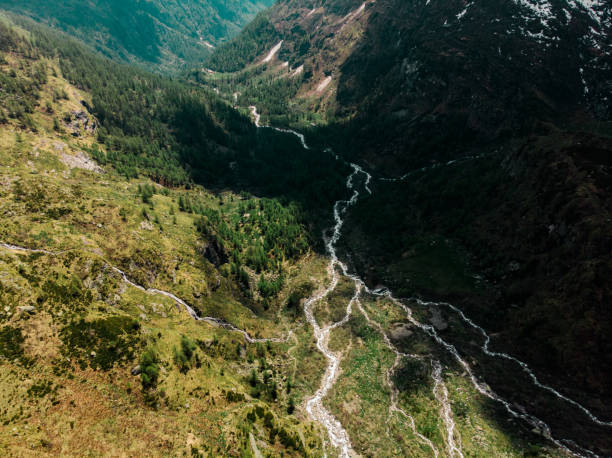 istock Drone view on the Italian Alps 1297816052