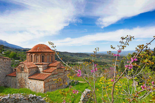 The church of Agioi Theodoroi (1290 A.D.) in Mystras, Greece