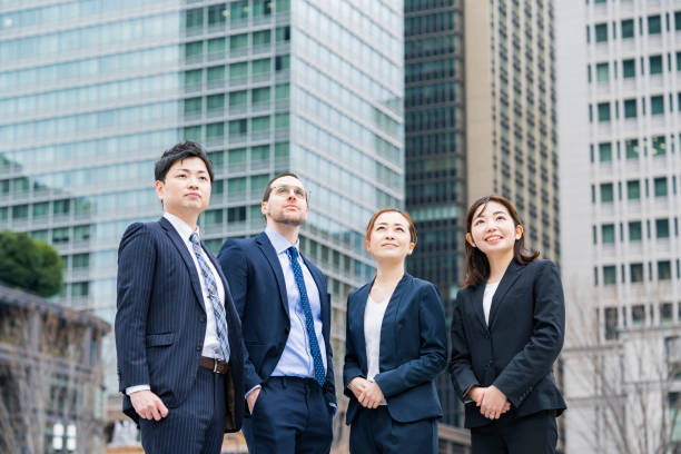istock A business team in suits 1297826124